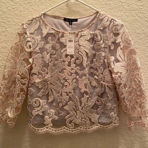 Marina 3/4 Sleeve Lace Top